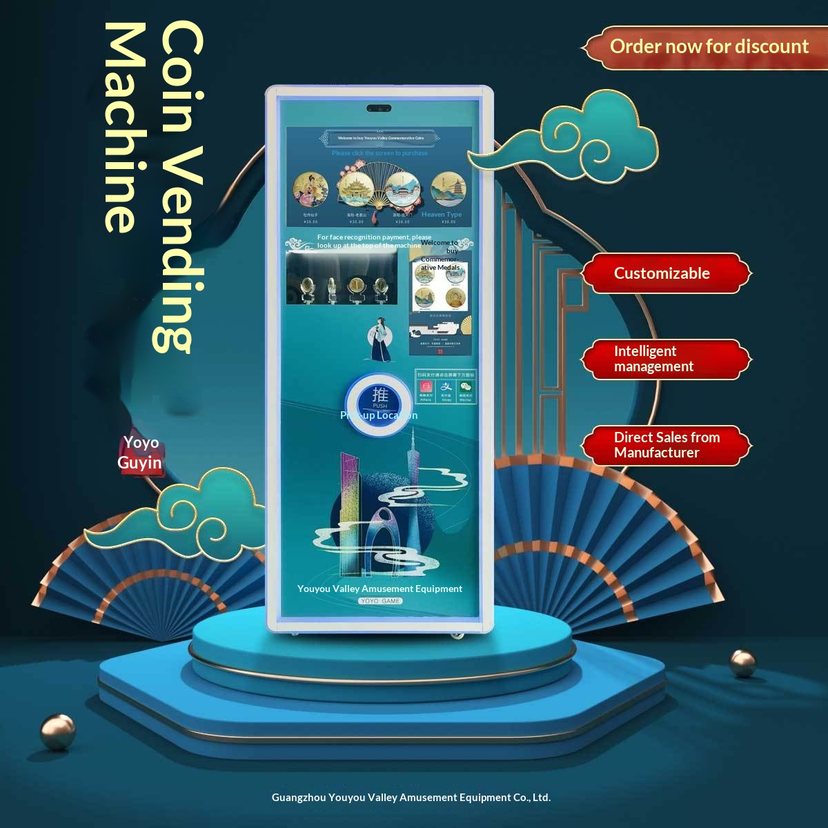 Coin-operated Children's Playground Arcade Adult Simulation Shooting Gun Machine with Wooden Frame Hardware Material