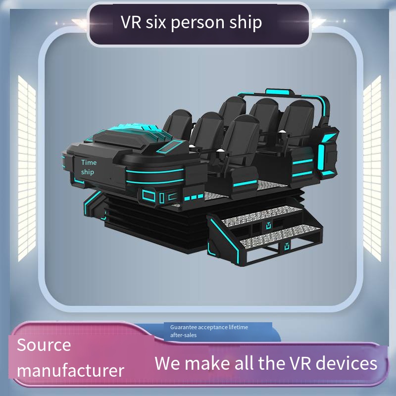 9D 360-Degree VR Motion Simulator Machine | Multi-Seat Virtual Reality Cinema Ride for Theme Park  Arcade