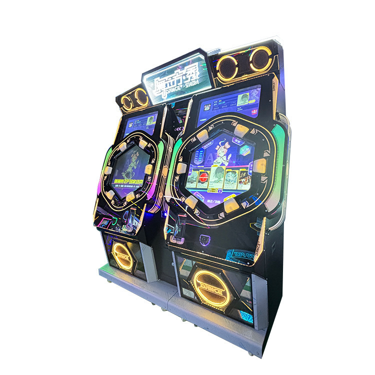 Arcade Multi-Player Interactive Game Machine Vibrant LED Lights Engaging Coin Operated Entertainment Equipment for Game Zones