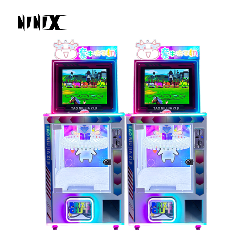 Children's Coin-Operated Clip Machine Equipment for Entertainment Cow Game Machine Combination for Sale