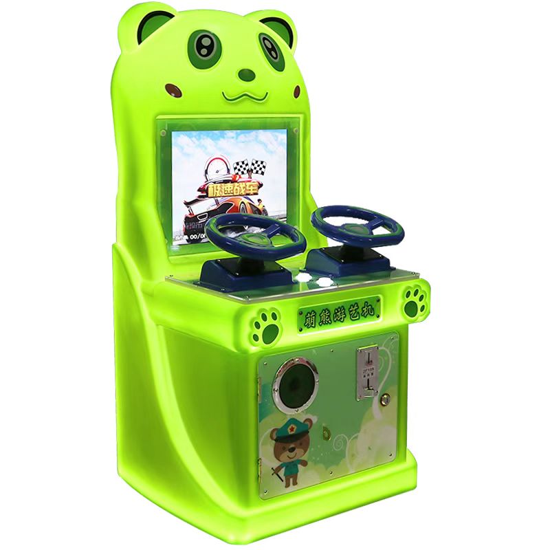Dual Shooting Game Console Indoor Coin-Operated Arcade Shooting Colorful Kids' Fun Interactive Dual Shooting Console