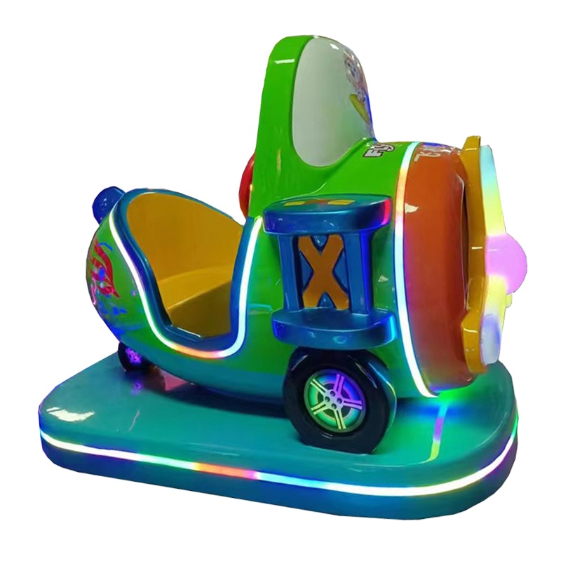 Good Quality Kids Airplane FRP Coin-operated Kids Rocker MP5 Screen Home Rocker for Shopping Malls