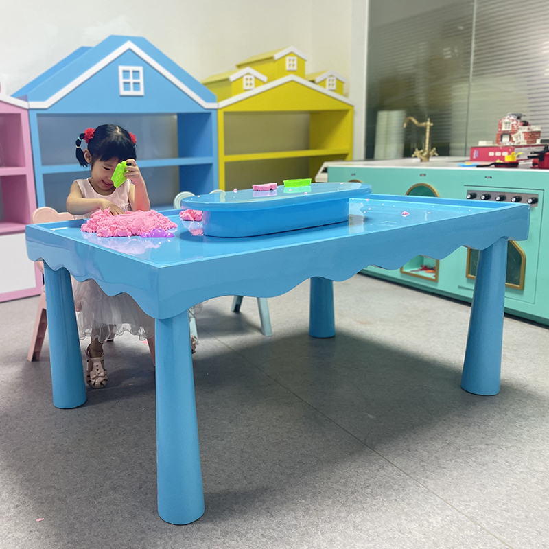 Children's Playground Space Sand Table Indoor Educational Handmade Table Shopping Mall Amusement Toy Table DIY Project