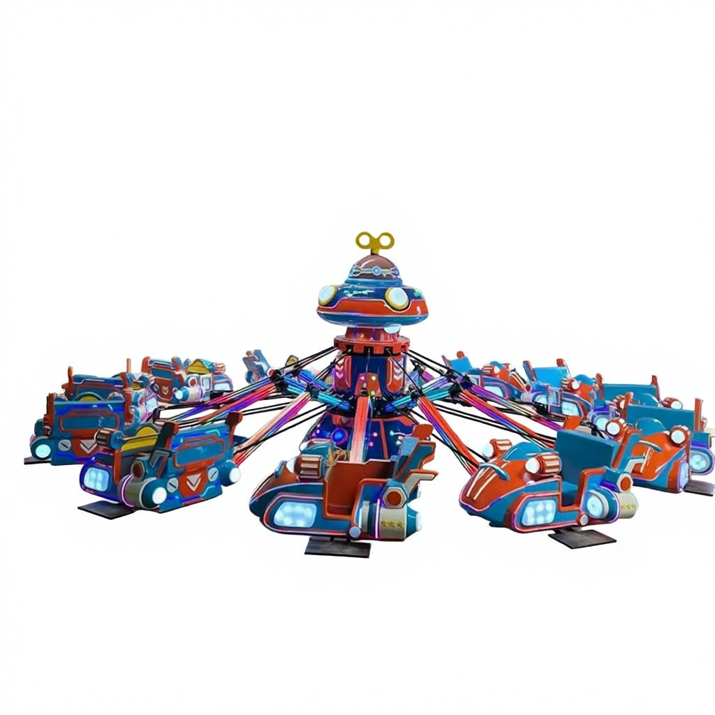 Space Ranger New Model Manufacturer Outdoor Amusement Park Children's Rotating Amusement Equipment Henan Made Model
