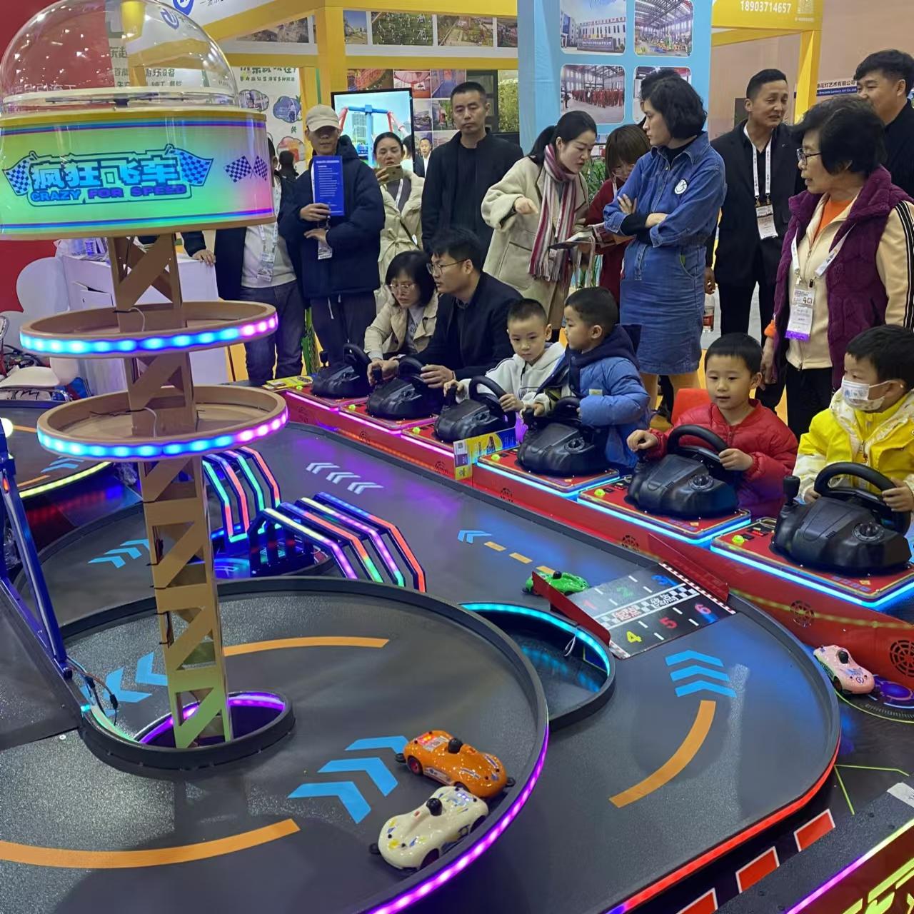 Special Mini Kart Racing Game Machine for Children Indoor Playground 6/8/10 People Racing Commercial Use