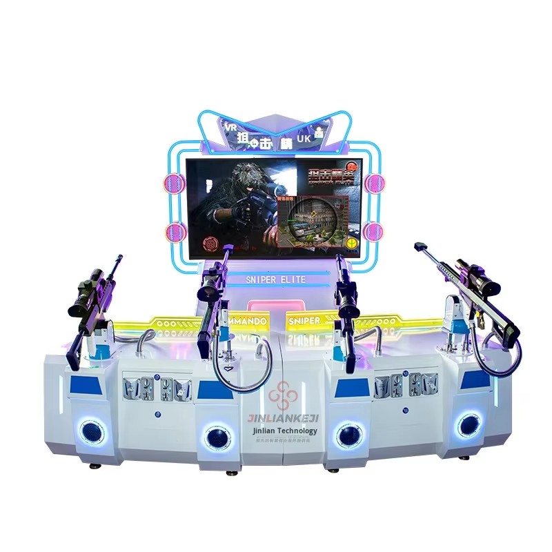 VR Shooting Arcade Machine Sniper Elite Gun Simulator Multiplayer Interactive Shooting Game Equipment for Commercial Amusement