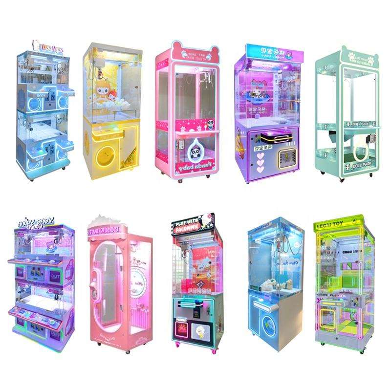 Claw Crane Machine for Game Mini Arcade Online Clawee Small Grabber Doll Candy Toy the Sale Crane Machine