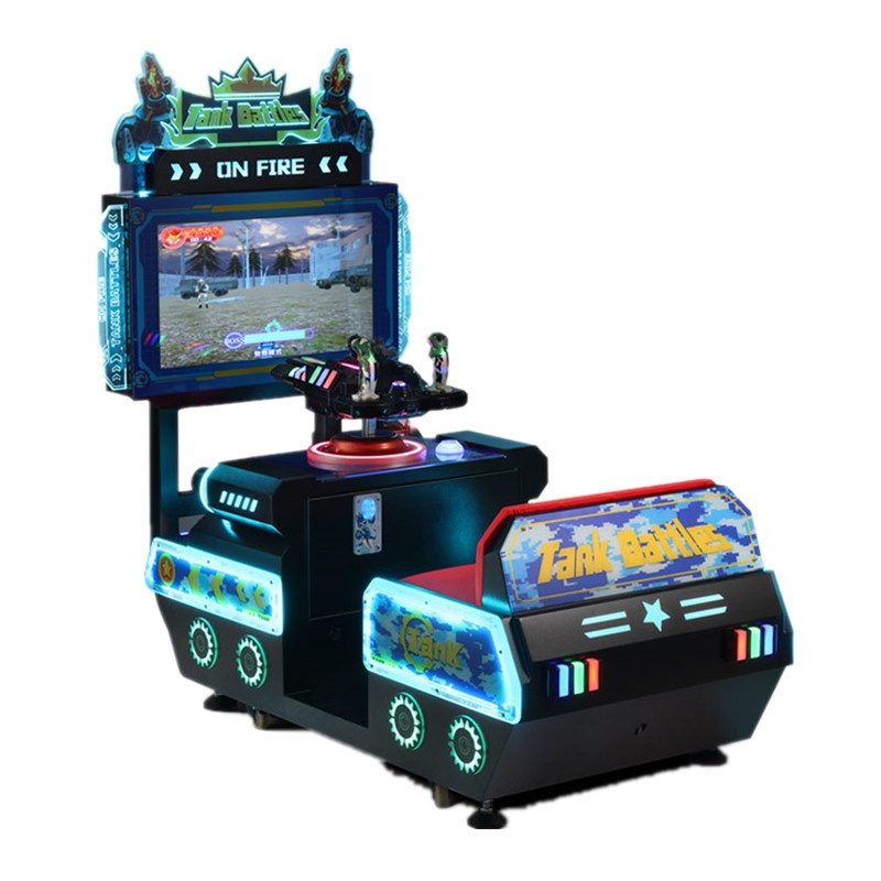 Large Commercial Video Racing Gun Machine New Coin-Operated Kids' Game 1-Year Warranty for Mall Supermarket Door Paradise