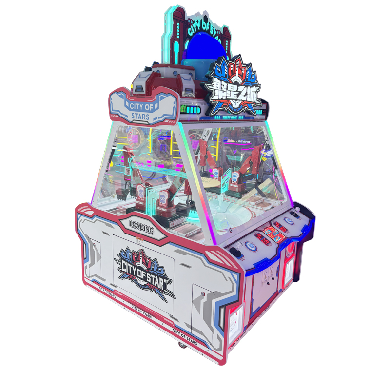 Hot Selling High Quality Coin Operated Games Four Claw Gift Crane Small Prize Doll Mini Claw Machine  Indoor Playground