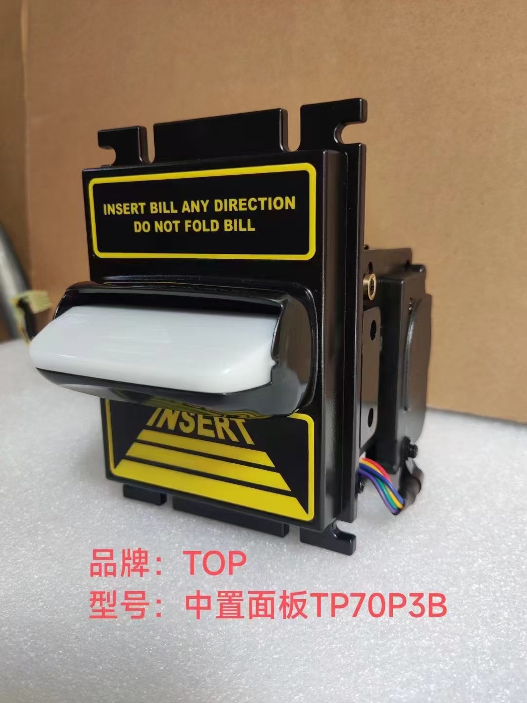 Wholesale TP77 TP74 TP70P5 -L70 Bill Acceptor Coin Pusher and Boxing Type Money Receiver Stock TP70P3B Bill-Acceptor for Sale