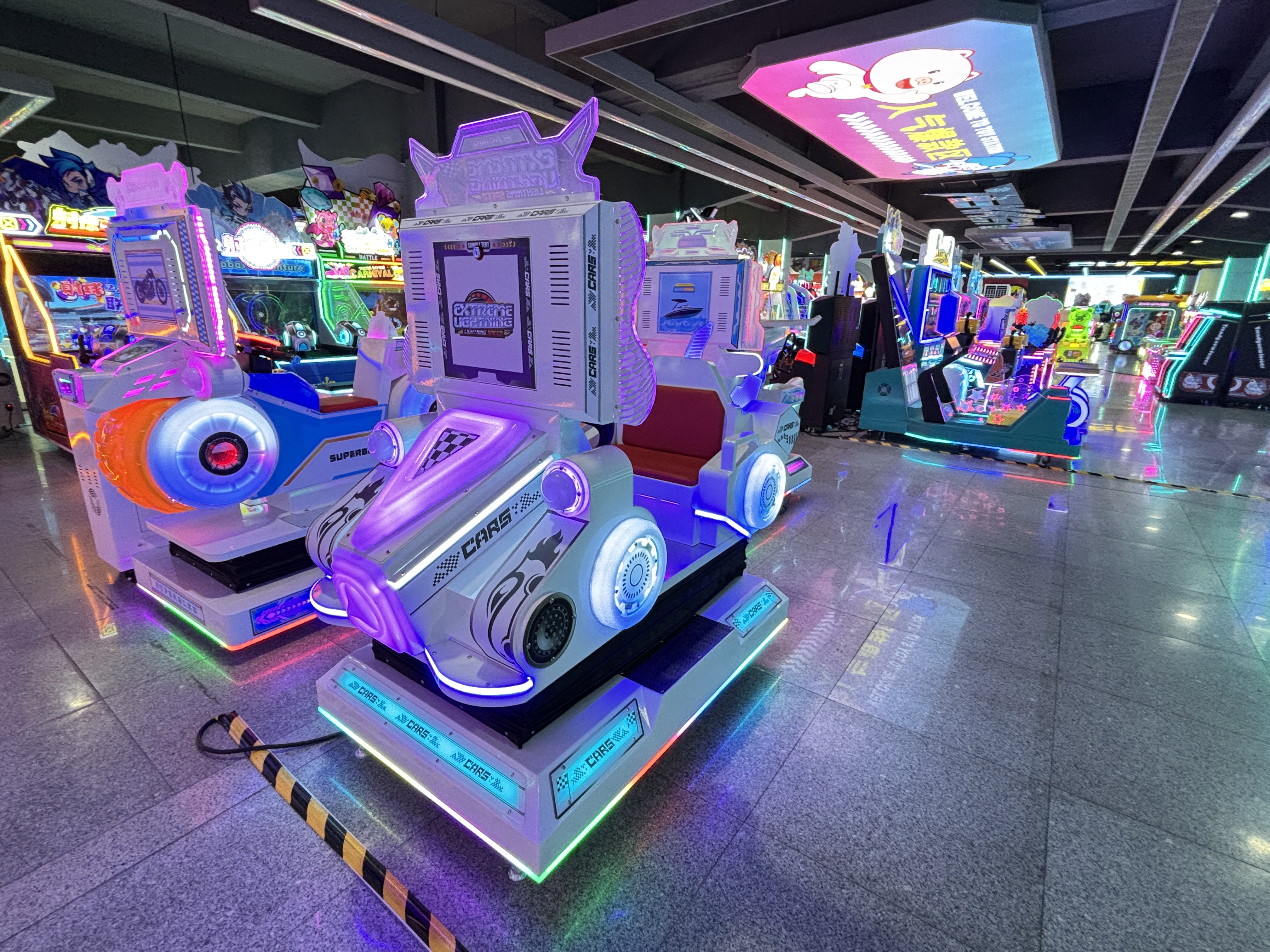 Kids Racing Arcade Game Machine Coin Operated Driving Simulator Indoor Amusement Equipment Car Game for Entertainment