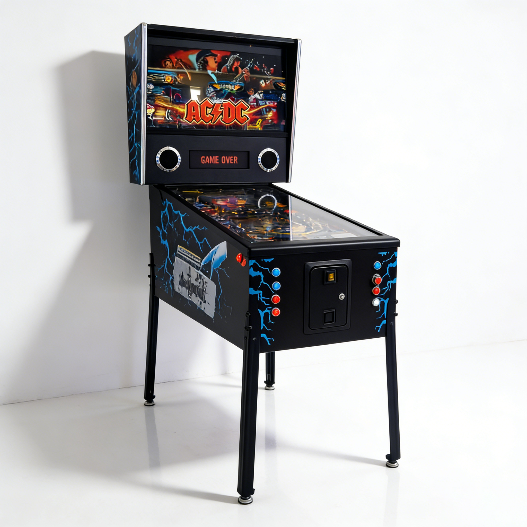 AC/DC Rock Band Coin Operated Mechanical Pinball Machine