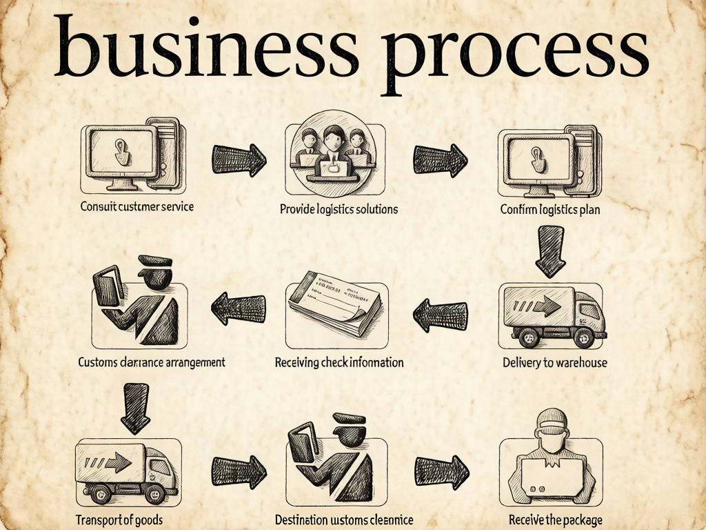 Service Process China to UK