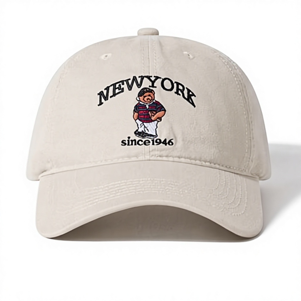 Customized LOGO Cotton Embroidered Baseball Cap with Printed Embroidery Adult Hat Casual Sun protection Cap