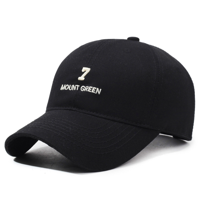 Spring and Autumn Men's Soft Top Baseball Cap - Outdoor Leisure Sun Protection Hat - Embroidered Digital Washed Baseball Cap