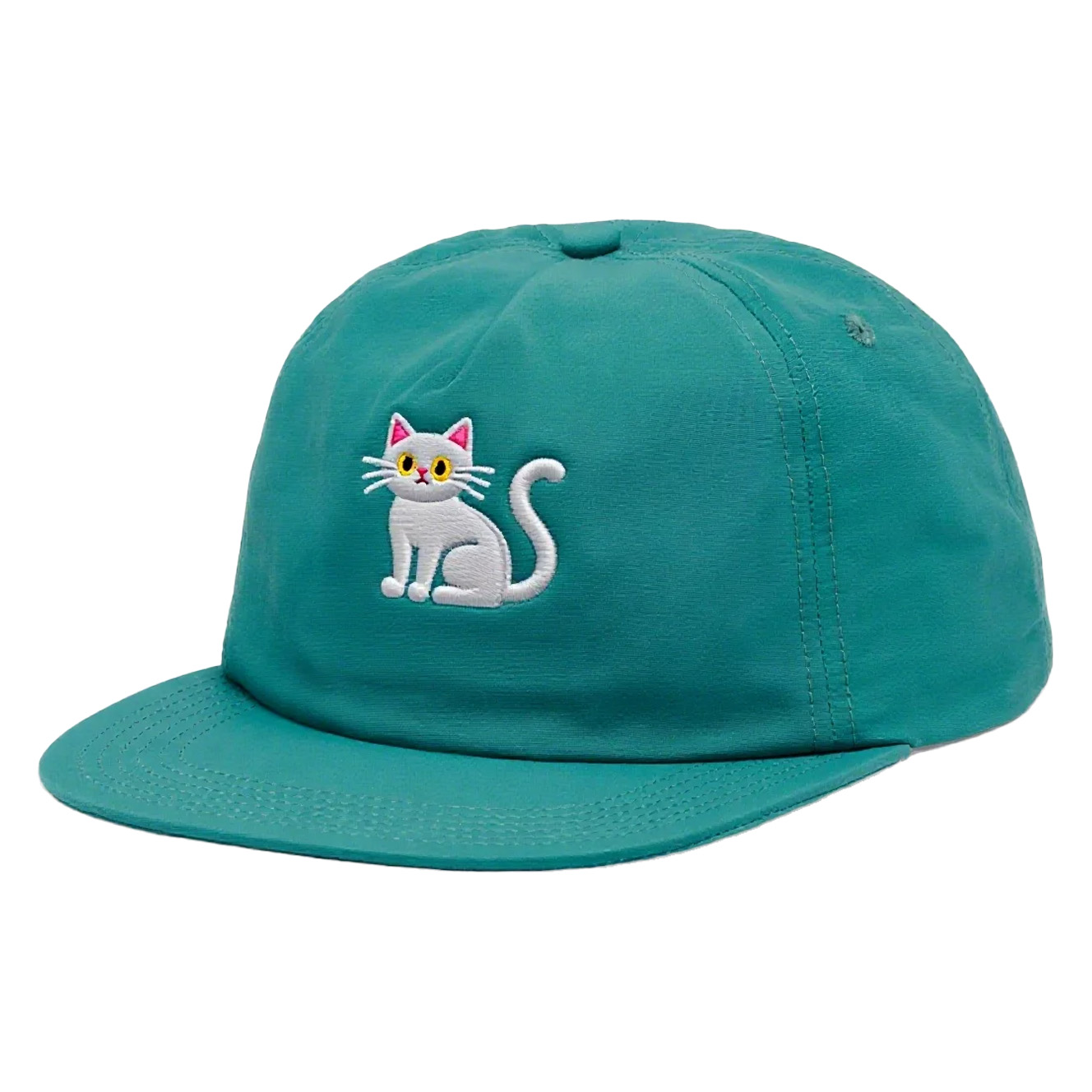 Hot Sale Fashionable Unstructured 5 Panel Custom Embroidery Logo Personalized Flat Brim Snapback Cap Vintage Style