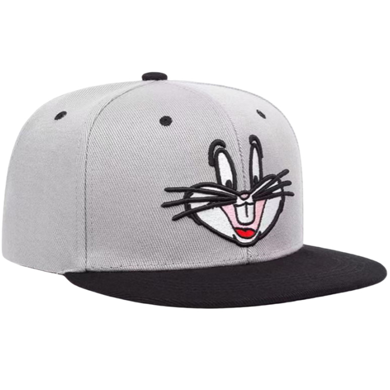 Unisex High Quality 3D Embroidery Snapback Cap Custom Logo Vintage Two-Tone Hip-Hop Casual Fashionable Outdoor Use