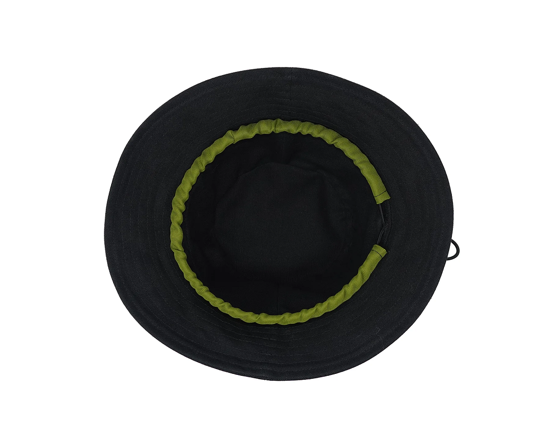 Custom Cotton Canvas Casual Outdoor Travel Bucket Hat with Letter 3D Embroidery