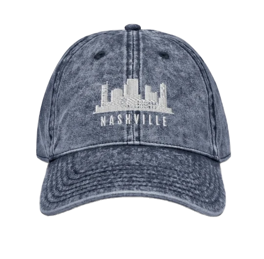 Nashville Style Custom Embroidery Adjustable Baseball Cap - Unisex Fashion Snapback