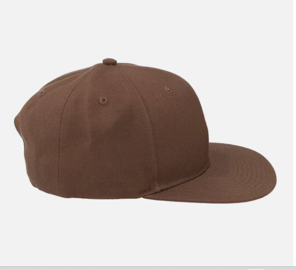 Custom Logo 6-Panel Wool/Polyester Adjustable Fashion Casual Machine Embroidery Structured Snapback Cap
