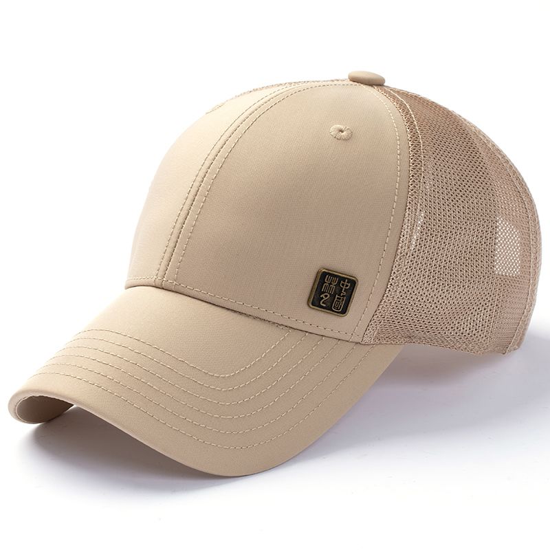 Summer Men's New Large Head Hard Top Baseball Cap Deepened Trendy Fashion Face-Enhancing Outdoor Sun Protection Duckbill Cap