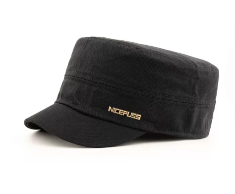 Short-brimmed Hat Man 2026 New Large Size Sealed Top Flat Cap