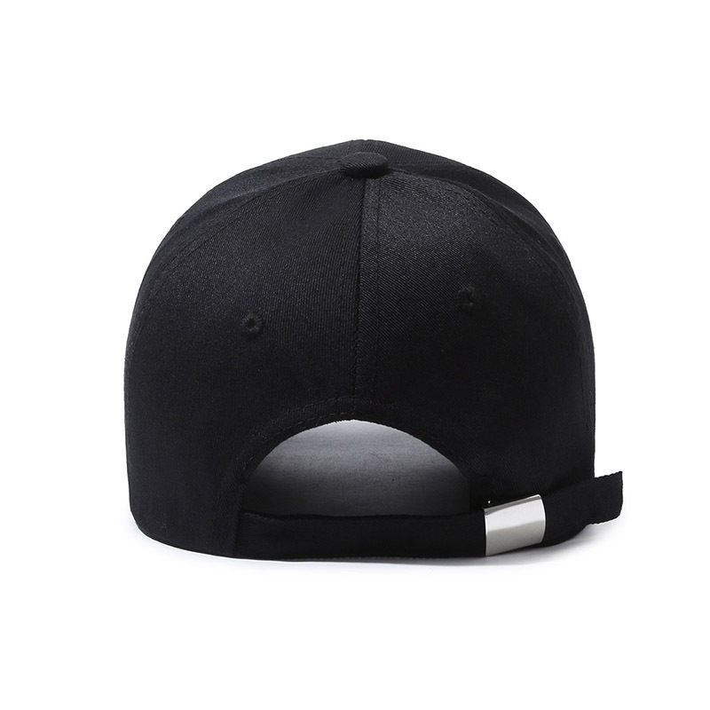 2026 Twill Baseball Cap with Embroidered Letters Breathable Solid Color American Style Adjustable Outdoor Hat