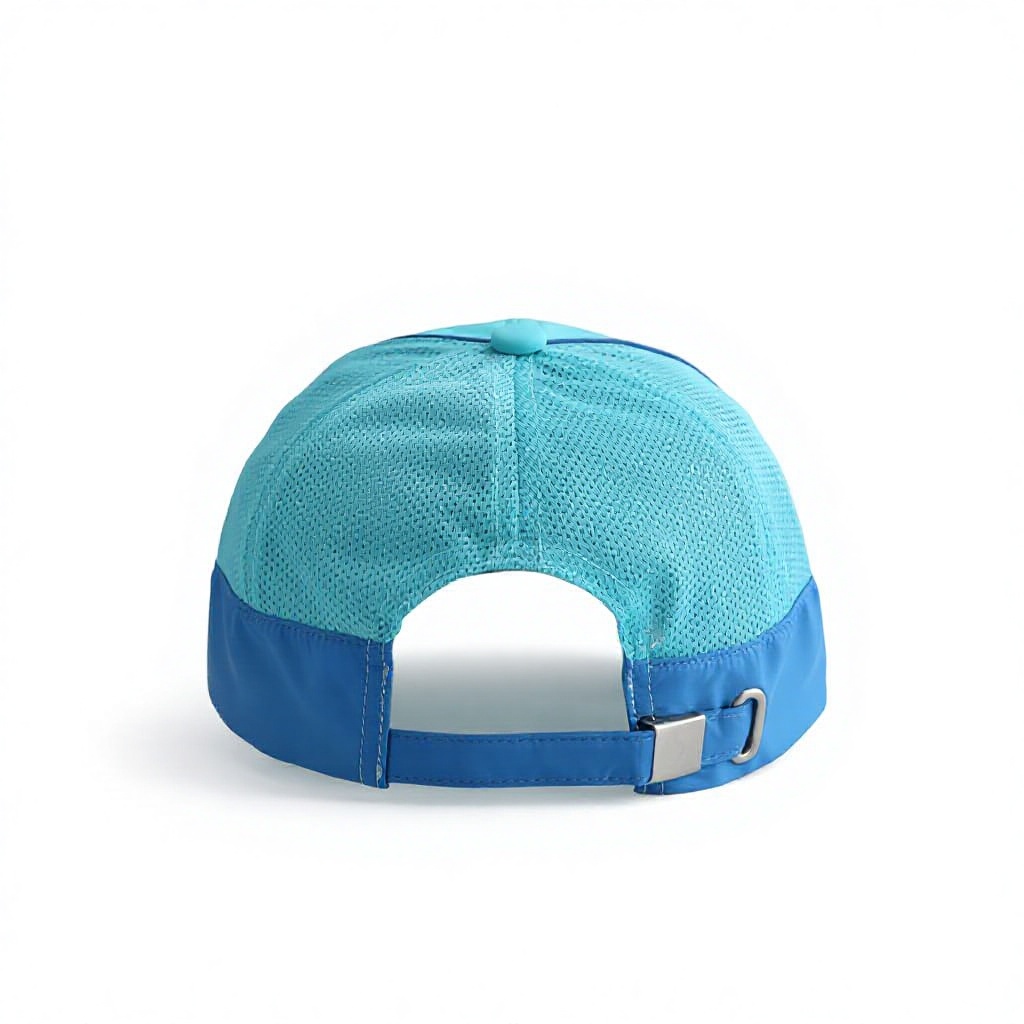 Summer Children's 6-Panel Baseball Cap Boys Lightweight Water-resistant Sun-protective 3D Embroidered Breathable Mesh Omni-Dry