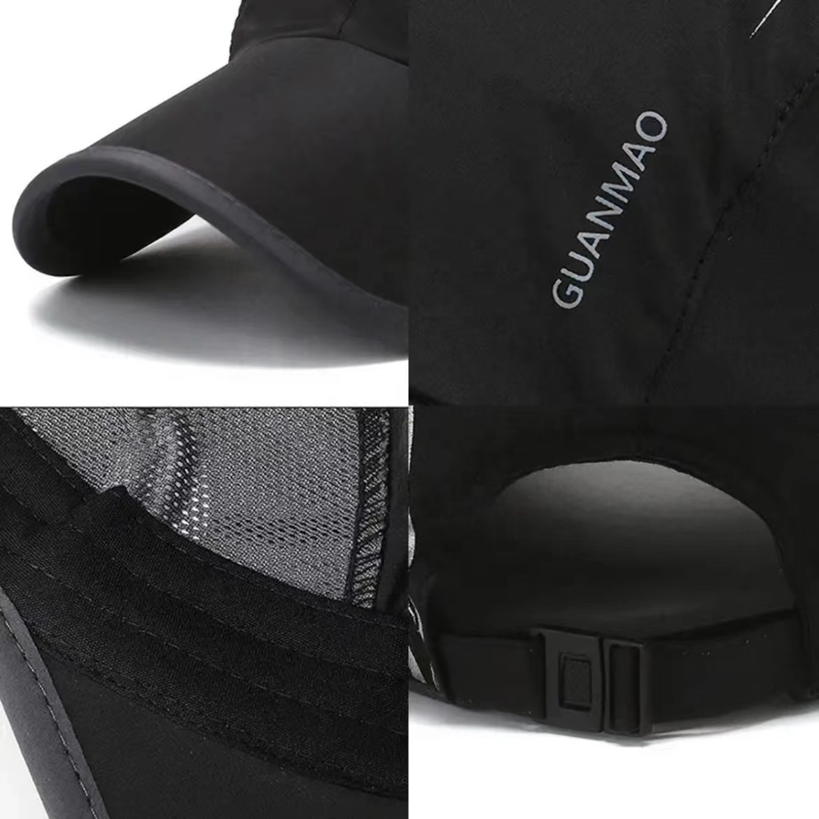 2026 Summer Custom Print Logo Sun Protection Breathable Polyester Sports Caps