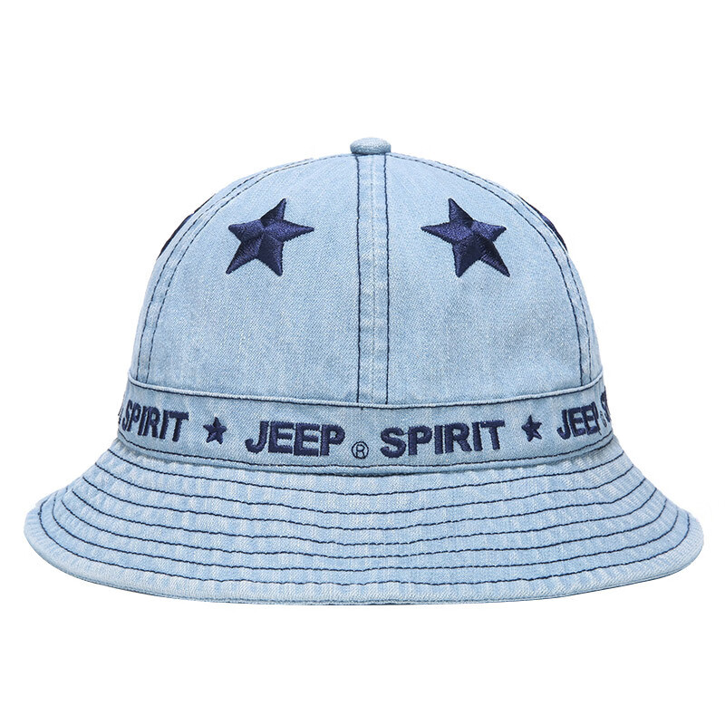 Unisex Custom Logo Cotton Bucket Hats Denim Summer Casual Embroidered Adjustable Cycling for Outdoor Sports Adult