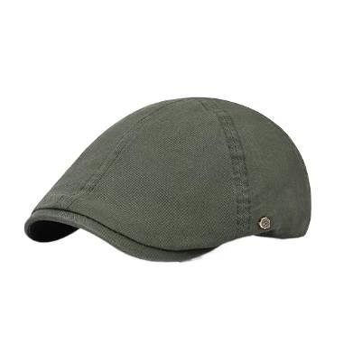 Wholesale Custom Logo Men's Flat Cap, Breathable Cotton Ivy Newsboy Cap, Vintage Gatsby Beret Hat for Daily Wear