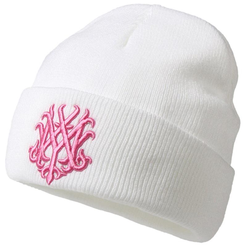 New Knit Hat with Embroidered Wolf Pattern Pullover Cap Street Hip-hop Style Cold Hat, Warm Hat