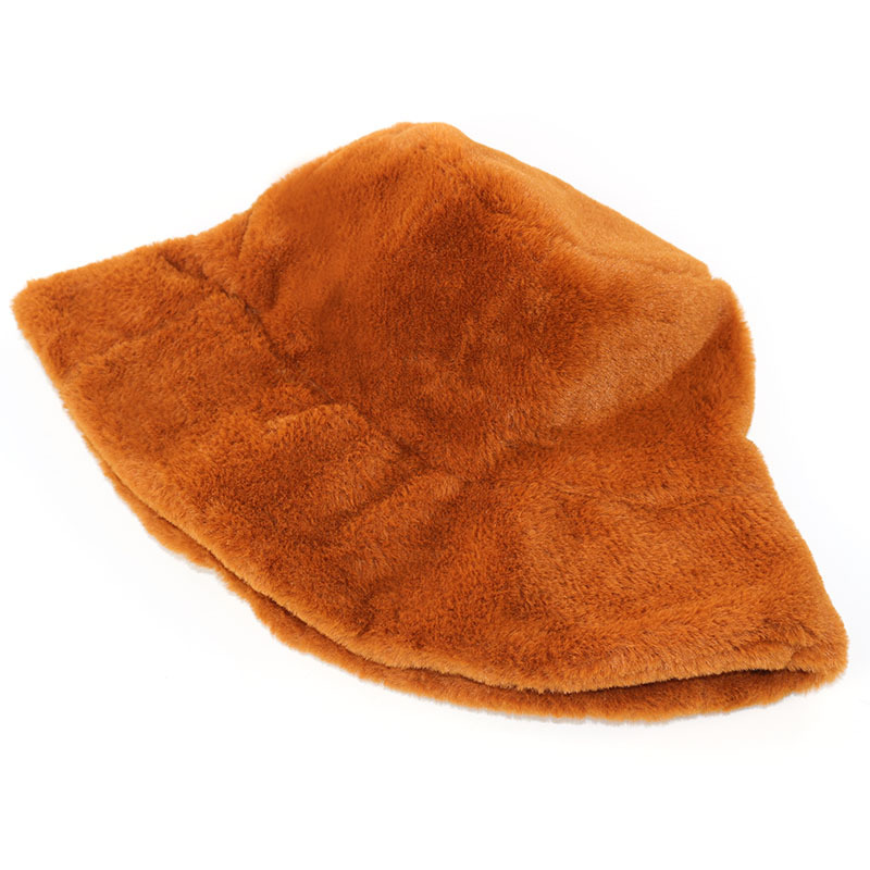 Fisherman Hat Fashionable Plush Bucket Hat for Autumn and Winter Providing Warmth and Insulation Customizable Embroidered Logos