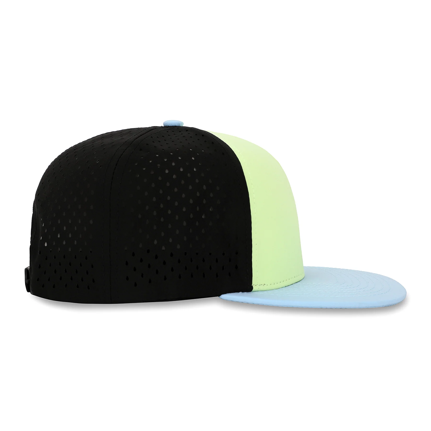 High Quality 5-Panel Nylon Snapback Rope Cap Water-Resistant Sports Camouflage Perforated Hole Customizable Outdoor Cycling