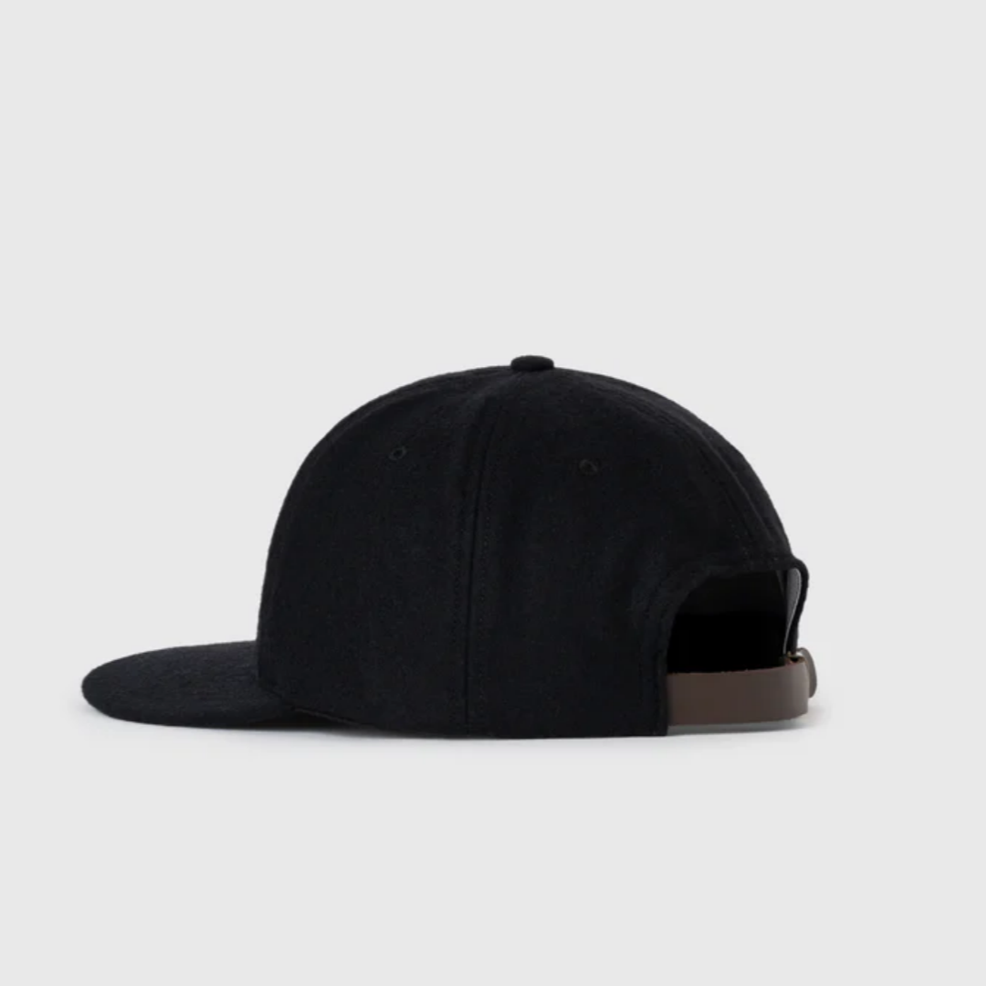 Custom  TOKYO 3D Embroidery Baseball Cap 6-Panel Snapback Wool Blend Flat Brim Unstructured Casual Wholesale