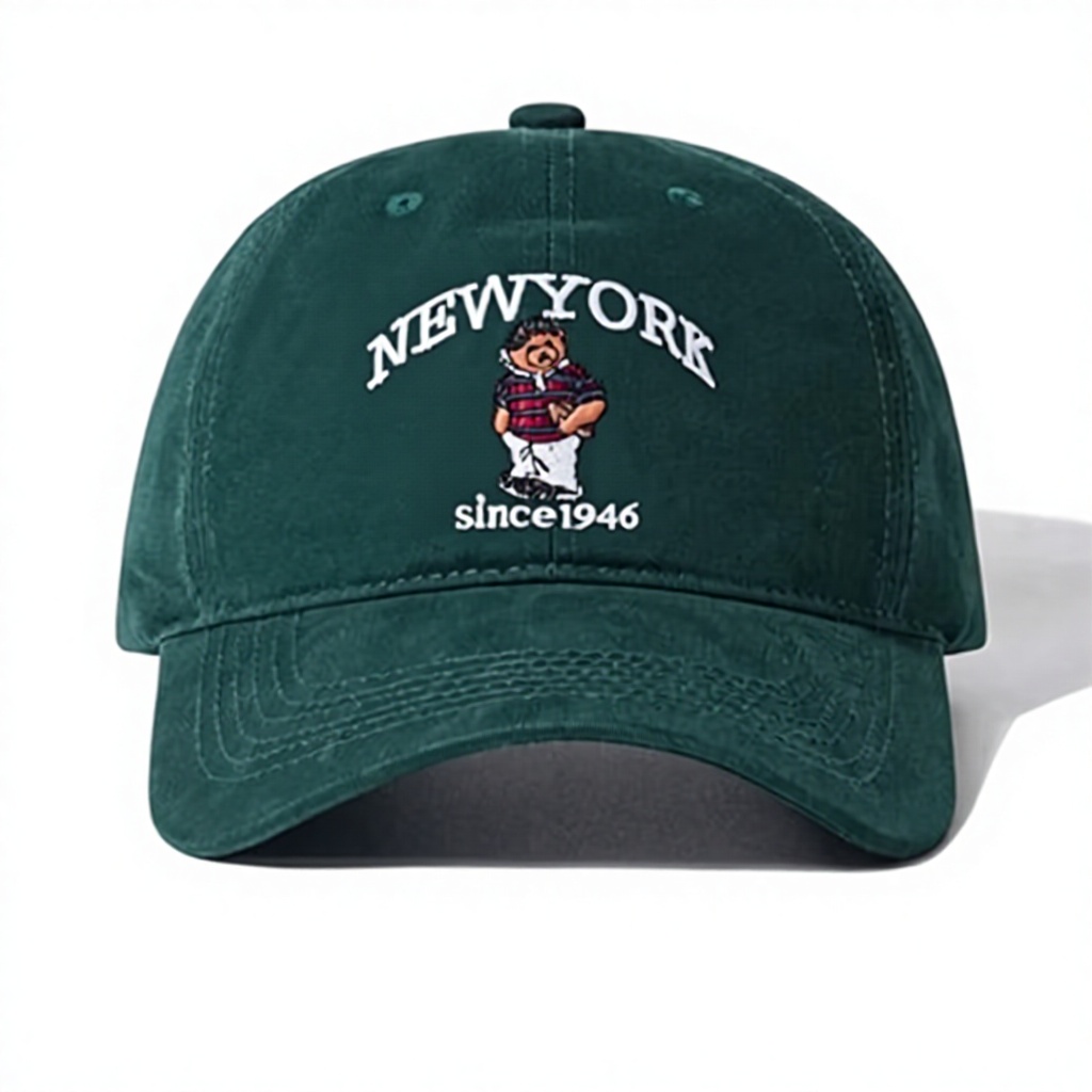 Customized LOGO Cotton Embroidered Baseball Cap with Printed Embroidery Adult Hat Casual Sun protection Cap