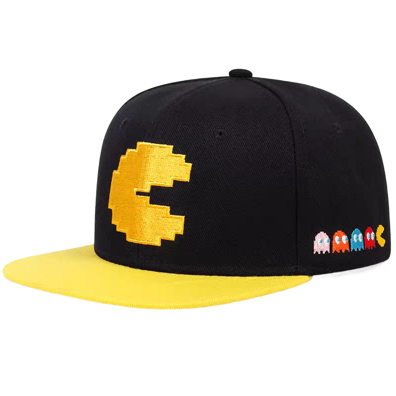 American New Cartoon Embroidery 100% Cotton Sporty Casual Snapback Cap Unisex Summer Sun Protection Cycling Travel Hip