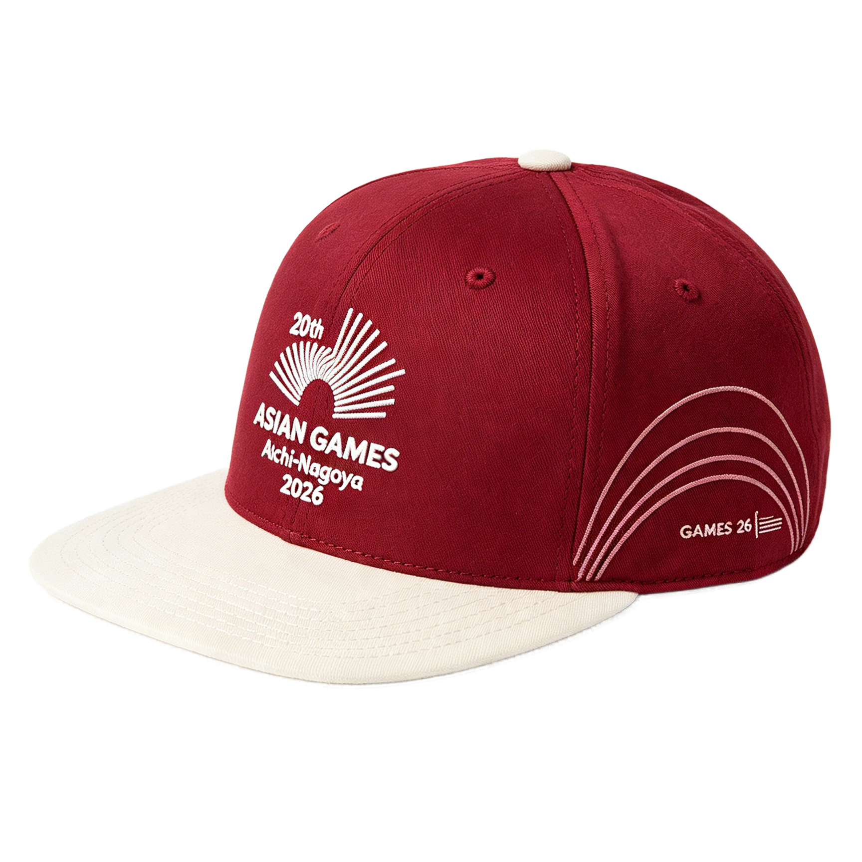 2026 Aichi-Nagoya Asian Games Unisex Grey Denim Cap | Adjustable 3D Embroidered Baseball Hat