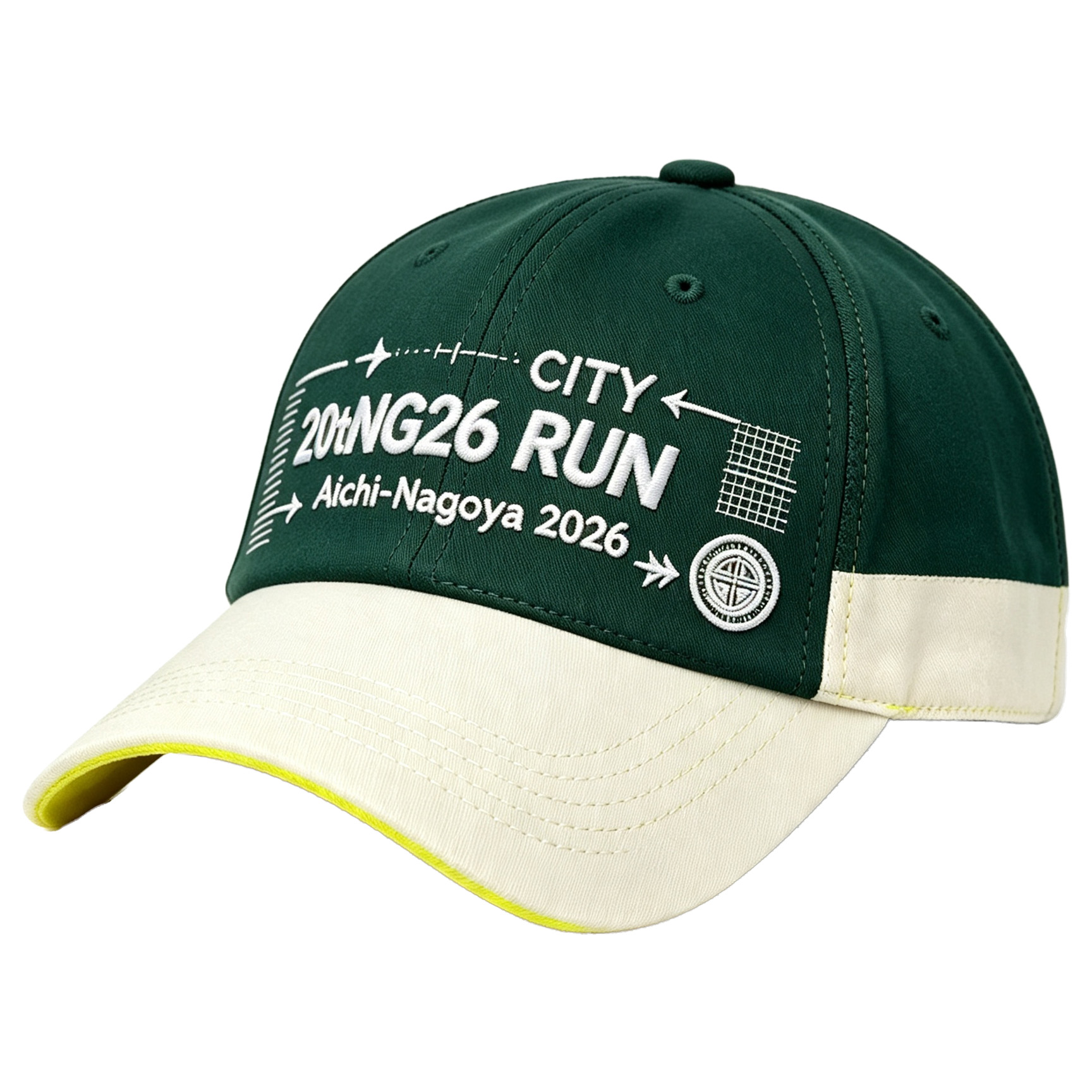2026 Aichi-Nagoya Asian Games Unisex Grey Denim Baseball Cap | Adjustable Rear Buckle & Exquisite 3D Raised Official Embroidered Logo