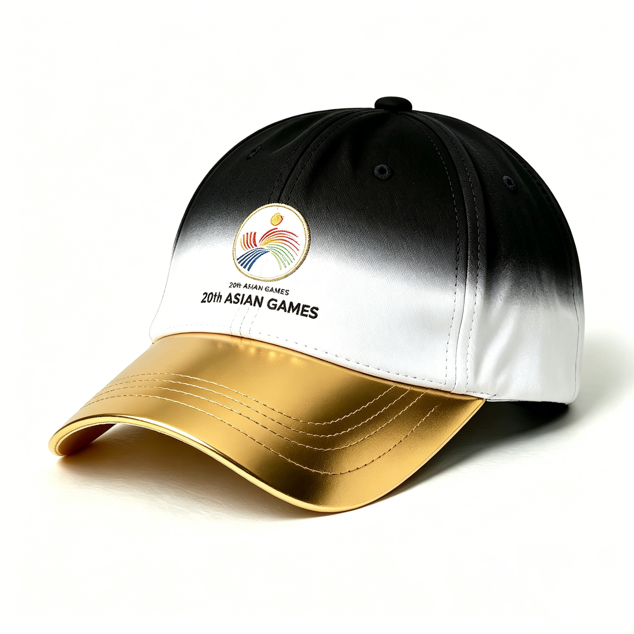 2026 Aichi-Nagoya Asian Games Unisex Grey Denim Cap | 3D Embossed Official Logo & Adjustable Back Buckle