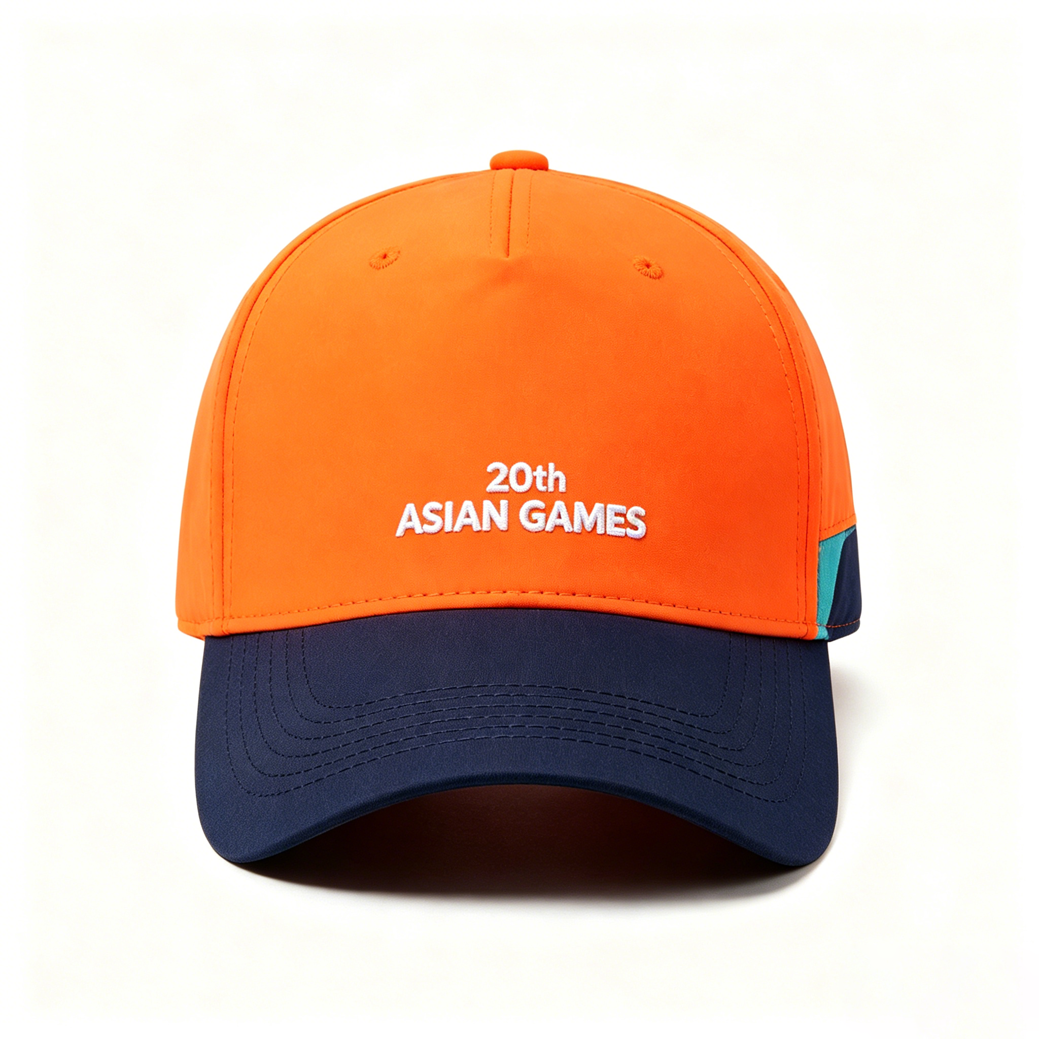 2026 Aichi-Nagoya Asian Games Unisex Grey Denim Cap | 3D Raised Official Logo & Adjustable Back Strap