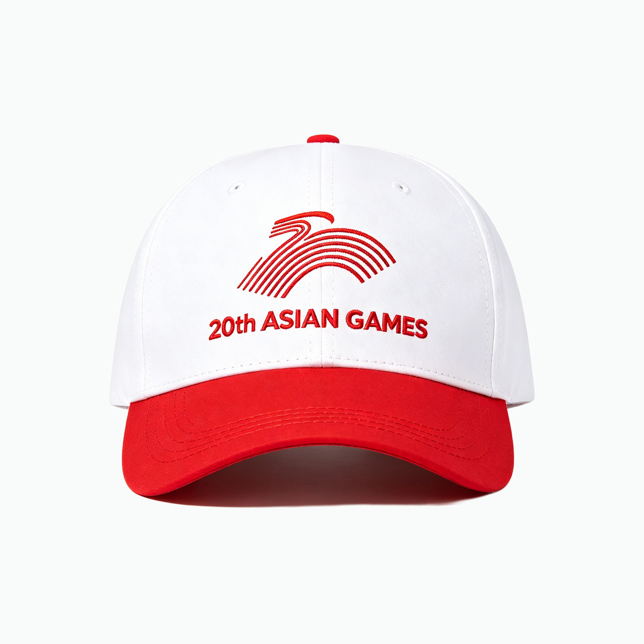 aStylishOfficial  Custom2026 Aichi-Nagoya Asian Games Unisex Grey Denim Cap | 3D Raised Official Emblem & Flexible Adjustable Fit