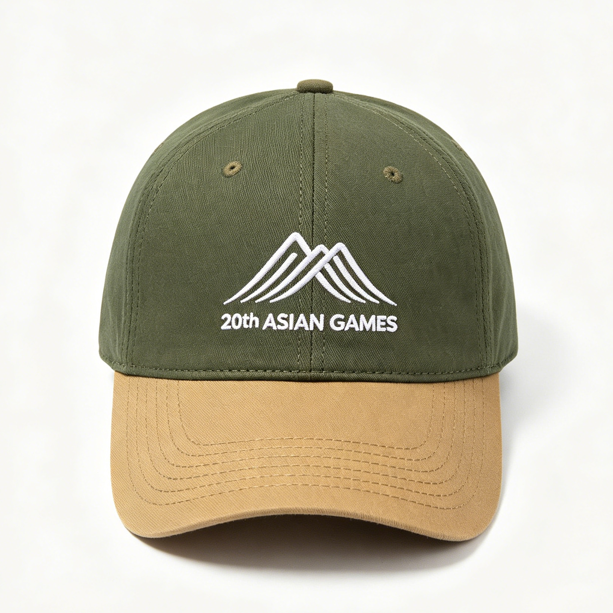 2026 Aichi-Nagoya Asian Games Unisex Grey Denim Cap | Premium 3D Official Logo Embroidery & Universal Adjustable Fit