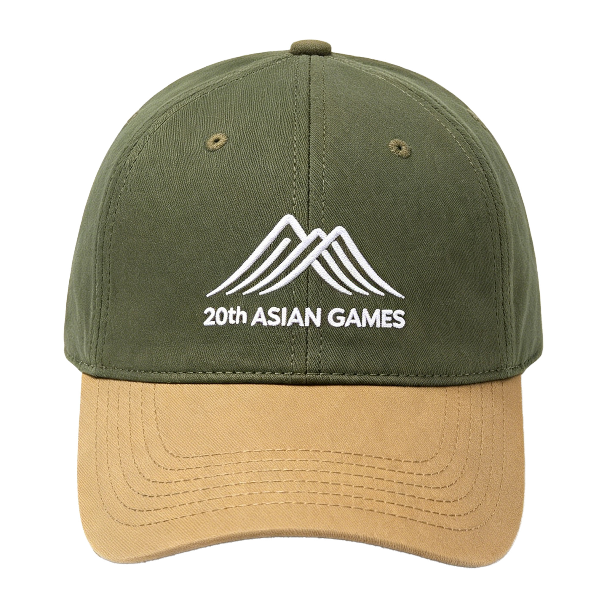 2026 Aichi-Nagoya Asian Games Unisex Grey Denim Cap | Premium 3D Official Logo Embroidery & Universal Adjustable Fit