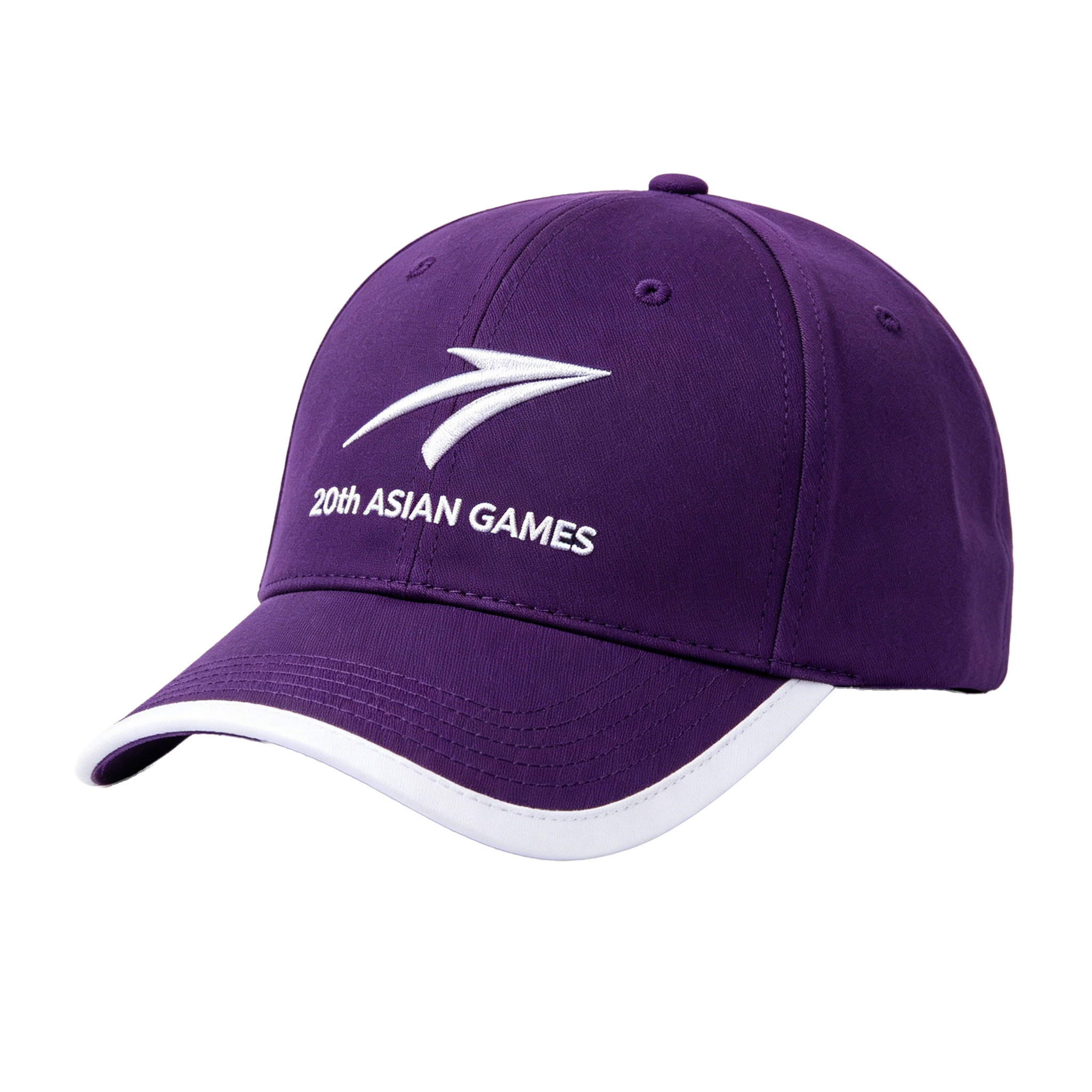 2026 Aichi-Nagoya Asian Games Unisex Grey Denim Cap | Premium 3D Official Logo Embroidery