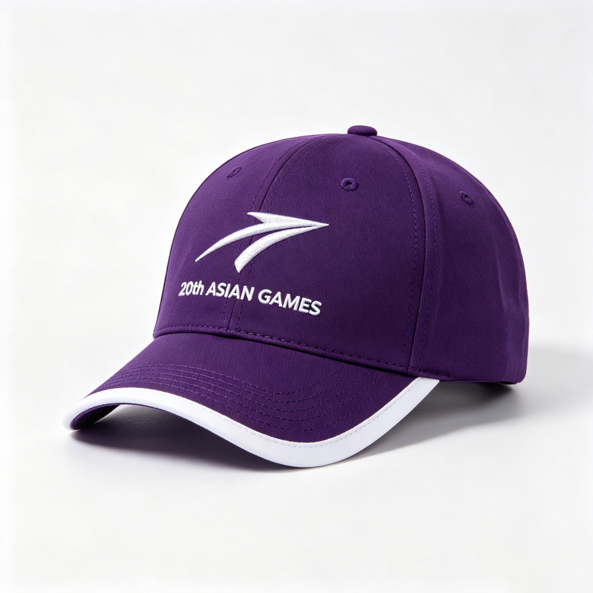 2026 Aichi-Nagoya Asian Games Unisex Grey Denim Cap | Premium 3D Official Logo Embroidery
