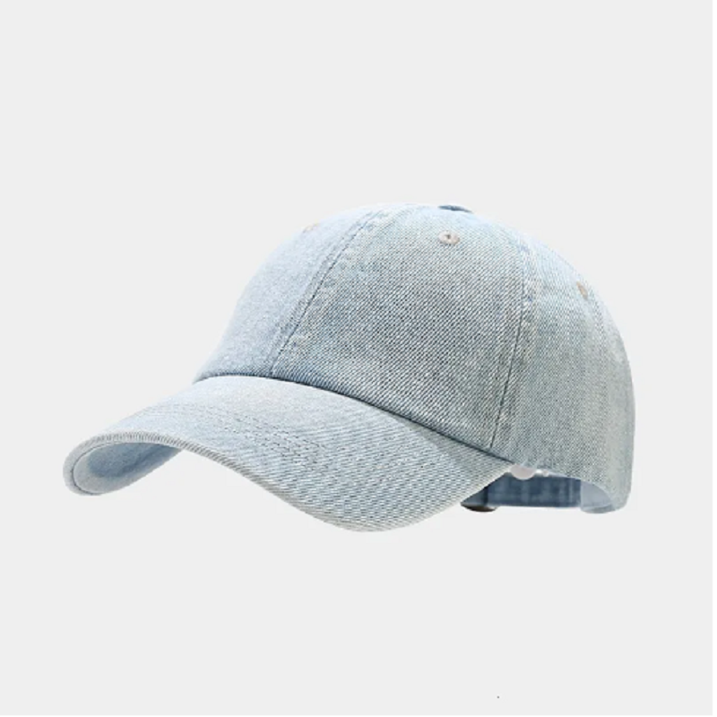 High Quality Customizable Casual Cowboy Baseball Cap for Men and Women Four Seasons General Outdoor Shade Common Fabric
