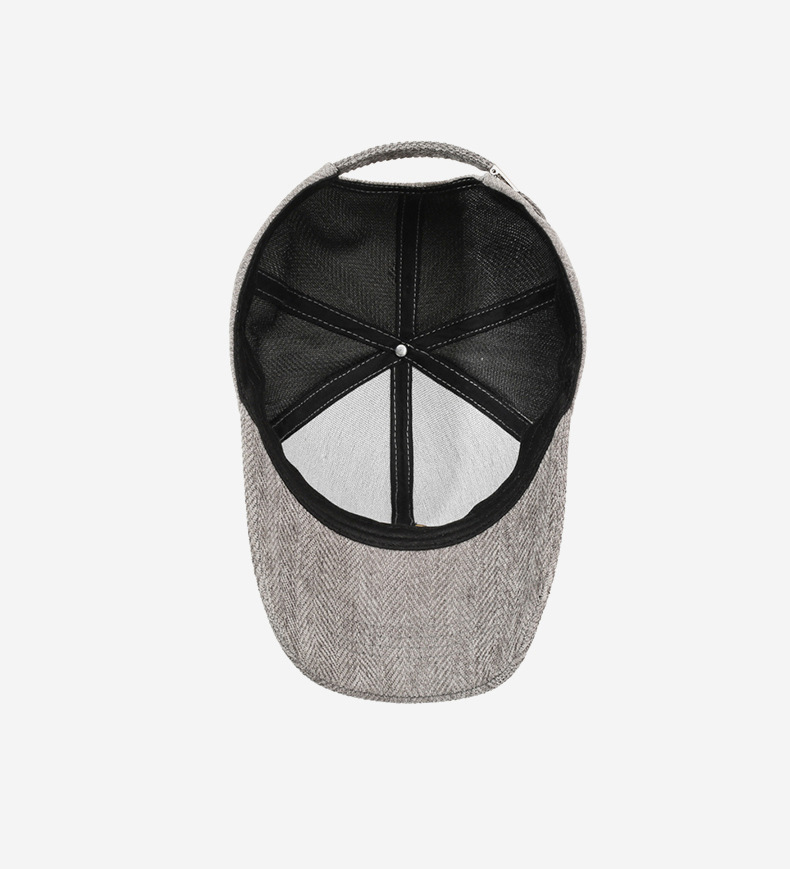 New Style Street Baseball Cap Simple Metal R logo for Outdoor Leisure and Sports Dad Hat