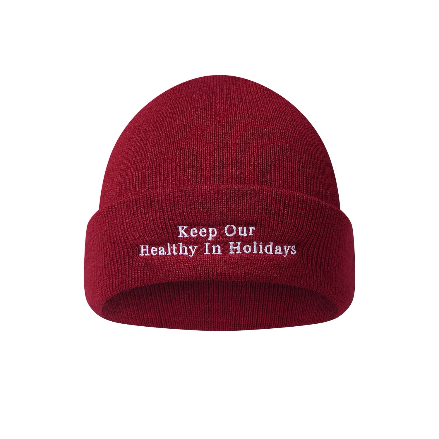 High Quality Customizable Embroidered Knitted Items Versatile and Easy to Match for Daily Outdoor Travel Casual Scenes
