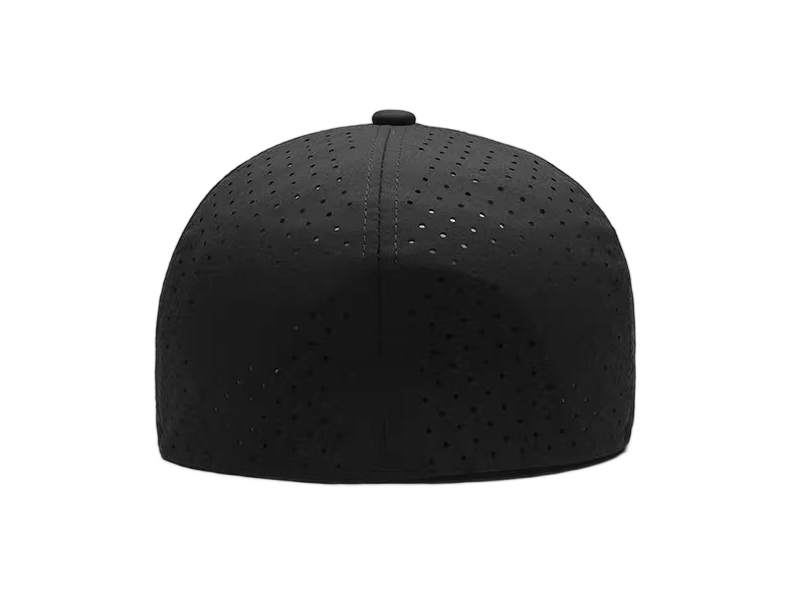 Black Waterproof Breathable Mesh Hip Hop Fashion Snapback Cap Outdoor Quick Dry Adjustable Flat Brim Baseball Hat